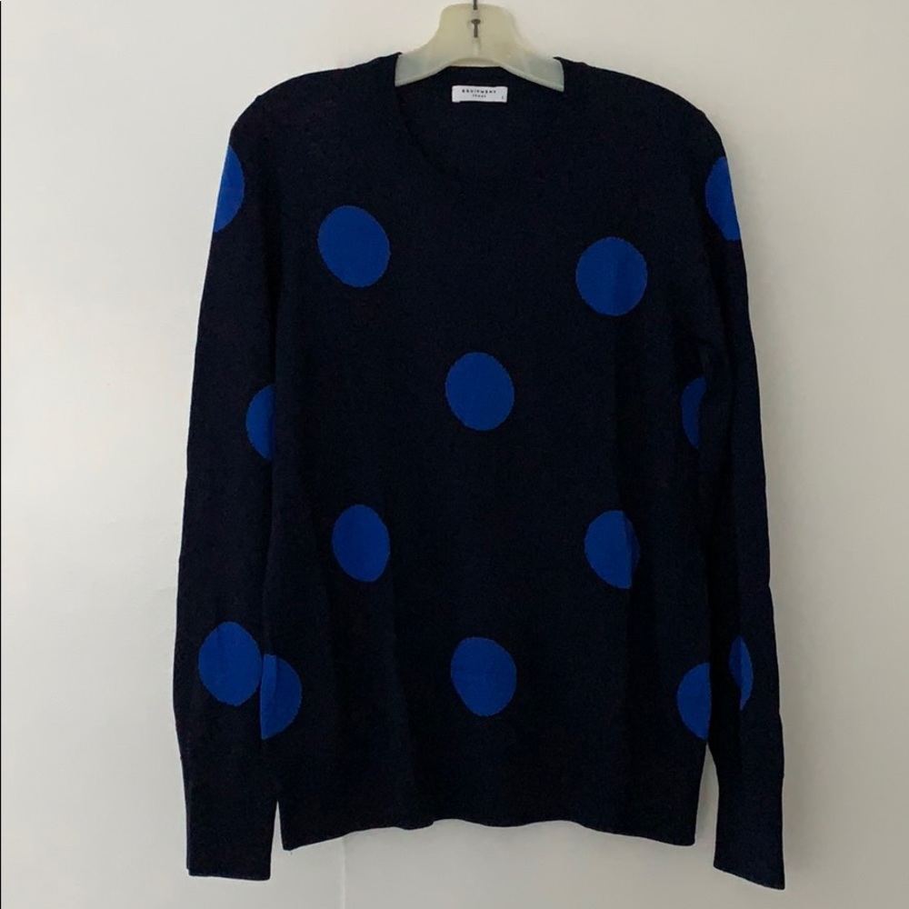 Equipment Polka Dot Sweater